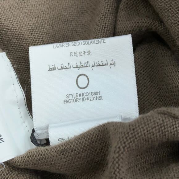 BCBG Womens Size Large Knit Tunic Top Reptile Print Oversized Cotton Modal Blend - Picture 14 of 16